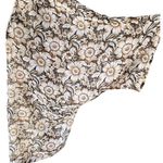 American Eagle  Brown Floral Boho Shawl Cape Bohemian Kimono Wrap ~ LARGE / XL Photo 2