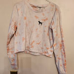 PINK - Victoria's Secret Victoria secret pink long sleeve tye dye cropped top size womens small Photo 0