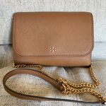 Tory Burch Emerson Saffiano Leather Chain Wallet Crossbody. Photo 1