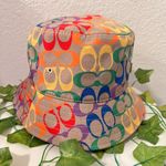 Coach  Rainbow Signature Bucket Hat Photo 1