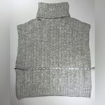 Joie  Light Gray Turtleneck Sweater Vest 🍂🍁 Photo 3