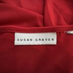 Susan Graver Shirt Womens 1X Red Tunic Top Liquid Knit Casual Work Versatile Photo 5