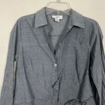 Ann Taylor  Loft Button Down Ruffle Shirt Size XS Photo 2