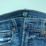 Gap  • Medium Blue True Skinny Destructed Jeans Photo 3