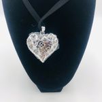 Brand New Halle‎ Joy Grace Majestic Heart Necklace For Women Pink Photo 3