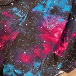 Hot Topic Black Pink Teal Galaxy Space Shorts Romper XL, NWT Photo 4