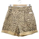 Free People NWT Printed Dogtown High Waist Shorts Cheetah Black Tan Size 29 NEW Photo 1