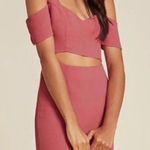 Reformation  two pieces top and skirt in pink 8 Photo 0
