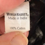 World‎ Market Cotton Ikat Moroccan Print Dress Size S/M Boho Festival Summer Black Photo 3