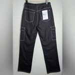 S.O.N.G. Women’s High Rise Carpenter 90’s Boyfriend Cut Pants Black size 7/28 Photo 1