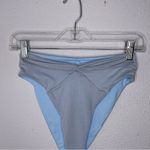 l*space New L* Nancy Lee Bitsy Swim Bottoms in Shimmery Light Blue size S Photo 3