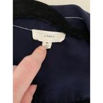 A loves A Dark Navy Blue Utility Tortoiseshell Button-down Short-sleeved Shirt Top M Photo 1