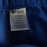 FIGS  Technical Collection Large Scrubs Pants Elastic Waist Pockets Straight Blue Photo 10