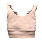 Lululemon  Women’s Energy Longline Bra Ribbed Pink Size 2 Photo 0