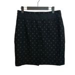 Loft  Black Polka Dot Bow Pencil Skirt Photo 1