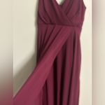 Birdy Grey  Kaia Chiffon Bridesmaid Dress Size Medium Maxi Formal HOCO Prom Photo 4