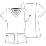 Dickies  2PC SCRUB SET Black Two-Piece Outfit with POCKETS Photo 3