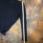 Gap  Women’s Classic Mesh Navy Long Sleeve V-neck Pullover  Size Large Photo 4