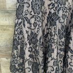 Black Lace Skater Style Dress Size M Photo 4