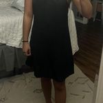SheIn Black Cross Neck Dress  Photo 0