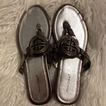 Pierre Dumas  Sandals size 9 BNWOT color silver please see all photos Photo 0