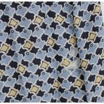 Vintage Melrose Collectibles Silk Skirt PL Petite Blue Geometric Midi Size PL Size undefined Photo 4