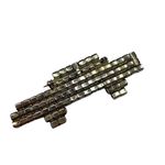 Vintage 3" Light Blue/Black Deco Italian Rhinestone Car/Auto Brooch Black Photo 3