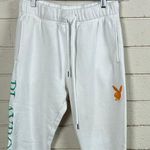Playboy by PacSun White Jogger Sweat Pants size S Photo 7