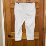 Talbots  Women’s White Capri Pants Size 14-EUC Photo 2
