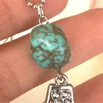 Sterling silver howlite pendant necklace Photo 9