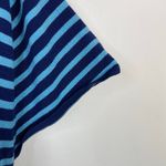Krimson Klover Lightweight Knit Boatneck Striped Dress Cotton Blend womens L Blue Size L Photo 4