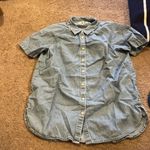 Madewell  blue denim top xs Photo 2