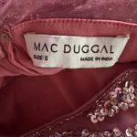 Mac Duggal  CAP SLEEVE EMBELLISHED EVENING GOWN size 8 Plum NEW $598 Photo 11