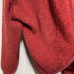 Nation Ltd Terry Cloth Cardigan Sweater M Cozy Lounge Jacket Coastal Grandma Red Photo 2