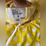 Lisa Marie Fernandez One Shoulder Yellow Polka Dot Maxi Dress NWT Size XXS Photo 3