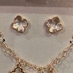 Tahari Gold Necklace and Earrings Elegant Jewelry Set Photo 5