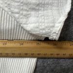 Ava & Viv AVA‎ & VIV White Ribbed Knit Top 3X Flutter Sleeve Square Neck Blouse NWT Photo 4