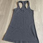Lululemon athletica Black and Gray Striped Tank Top Photo 0