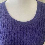Banana Republic  Purple Cable Knit Wool-Blend Pullover Vest Size XS Photo 4