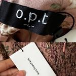 NWT O.P.T Toile de Jouey Pink Floral Midi Dress Large Photo 5