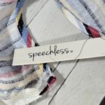 Speechless  Womens Plus Size XL Striped V Neck‎ Wrap Dress Ruffle Hem Photo 5