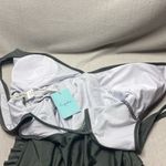 Cupshe  Olive Green 1 piece swim suit size large Photo 4
