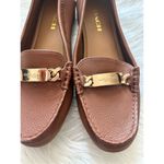 Coach  Womens Olive Leather Pebble Gran Loafer Slip On Flats Shoes Size 8 B Photo 4