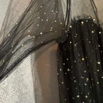 SheIn Black And Gold Star Dress  Photo 3