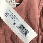 Rebecca Taylor NEW la vie Size M Garment Dyed Twill Jacket Cenelle Pink $295 Photo 7