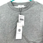 Socialite  size XS‎ New with Tags pullover crop sweatshirt crew neck gray Photo 2