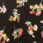 Bailey 44 Black Floral Midi Dress Spaghetti Straps Made In USA Size 0 Photo 9