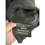 Jenni Kayne  Black 100% Silk tank top blouse Size Medium Photo 2