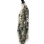 Karen Kane M/L Sheer Leopard Animal Print Kimono Cardigan Drape Cover Up NWT Photo 6