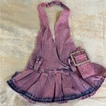 Jaded London Malibu Plunge Denim Mini Dress Photo 6